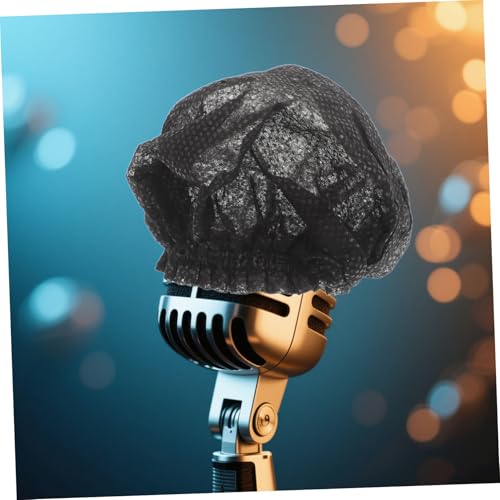 Yardwe 200pcs Microphone Windscreen Covers Recording Microphone Cover Disposable Mic Windscreen Noise Reduction for Events