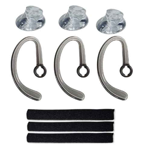 CS540 Eartips Set, Ear Hook Loops, Comfortable Ear Tips Foam Spare Ear Gels Secure Fit for Plantronics CS540 Savi W440 W740 W745 WH500 Headset 9pcs in a Box (Small) - size: Small