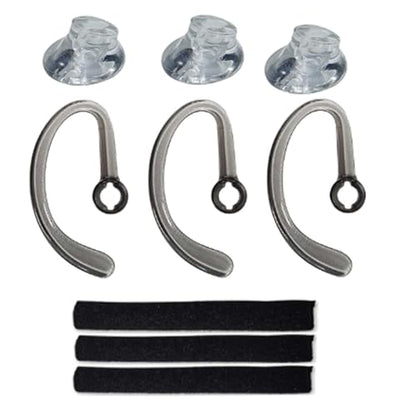 CS540 Eartips Set, Ear Hook Loops, Comfortable Ear Tips Foam Spare Ear Gels Secure Fit for Plantronics CS540 Savi W440 W740 W745 WH500 Headset 9pcs in a Box (Small) - size: Small