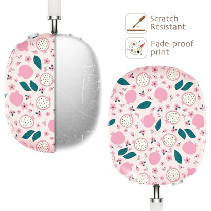 iBenzer Protective Case for AirPods Max Headphones, Ear Cups Cover for Apple AirPods Max (2024 USB-C / 2020 Lightning), Blushing Pom, AP-MAX-122 - color: Blushing Pom