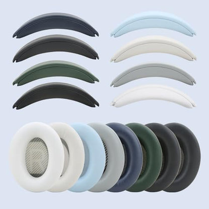 Ear Pads Replacement Headband Cushion Foam for Bose QuietComfort 35 45 (QC35 QC45) Headphones Accessories Easy to Install (Dark Blue) - color: Dark Blue
