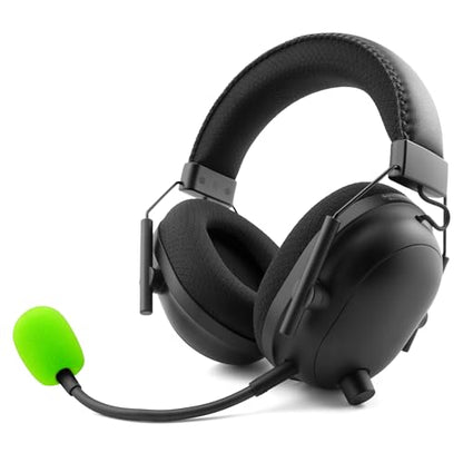 LEFXMOPHY Green Windscreen for Razer BlackShark V2 / V2 Pro / V2 X/Kaira Pro Gaming Headset Microphone Wind Muff Mic Foam Cover, 3-Pack - color: 3Pack Green