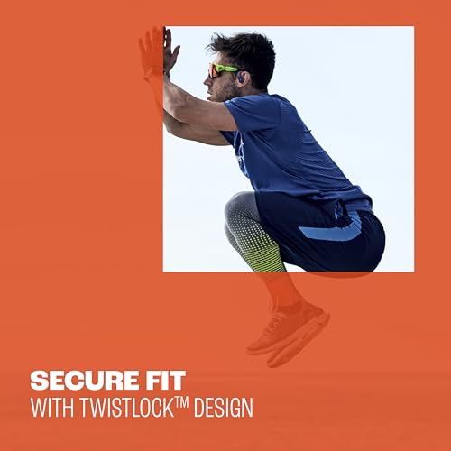 JBL Endurance Peak 4 - Cancelling Sport Earbuds - Blue | Adaptive Noise Cancelling with Smart Ambient, IP68 water and dust proof, Secure fit with TwistLock design - color: Blue