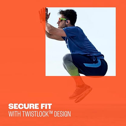JBL Endurance Peak 4 - Cancelling Sport Earbuds - Blue | Adaptive Noise Cancelling with Smart Ambient, IP68 water and dust proof, Secure fit with TwistLock design - color: Blue