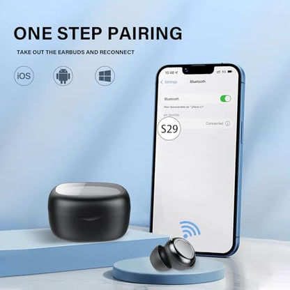 Wireless Earbuds, 40dB Noise Cancelling Headphones, Bluetooth 5.4 Ear buds