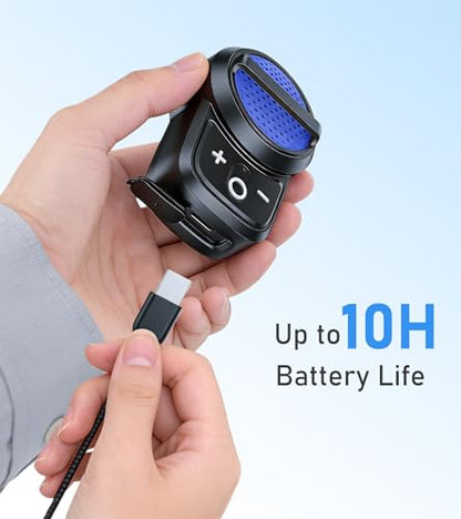 Tsnam Wearable Bluetooth Speaker Clip on Portable Small Speaker | IPX6 Waterproof Clip Speaker Built-in Mic, Wireless Speaker 10H Battery Life, Gadgets Electrician Gifts for Men Women