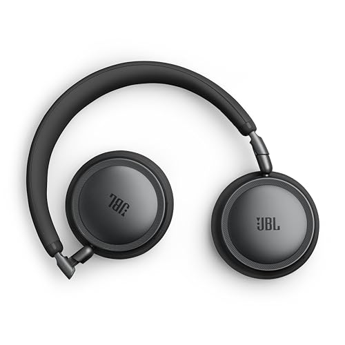 JBL Live 680NC - Noise Cancelling Headphones - Black | JBL Signature Sound with Hi-Res Audio wired and wireless, True Adaptive Noise Cancelling 20, real time calibration - color: Black