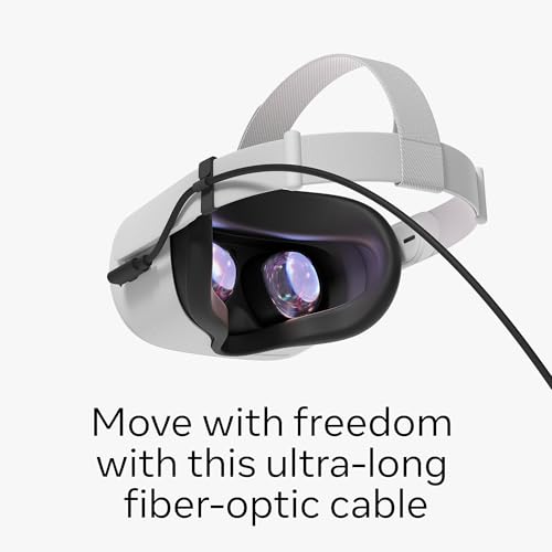Meta Quest Link Cable - Virtual Reality Headset Cable for Quest - 16FT (5M) - PC VR - style: Link Cable