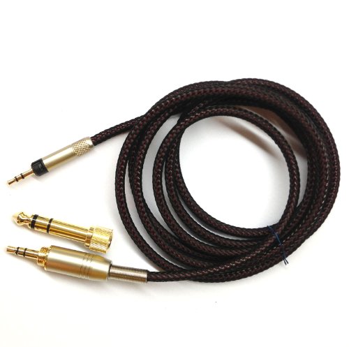NewFantasia Replacement Upgrade Cable for Audio Technica ATH-M50x, ATH-M40x, ATH-M70x Headphones 2.5meters/8.3ft - size: 2.5m