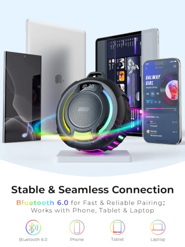 havit Bluetooth Shower Speaker IP67 Waterproof Portable Speakers Wireless