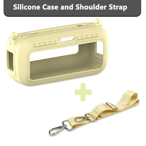 JCHPINE Silicone Cover Case for Bose SoundLink Max Portable Speaker - color: Citrus Yellow Case