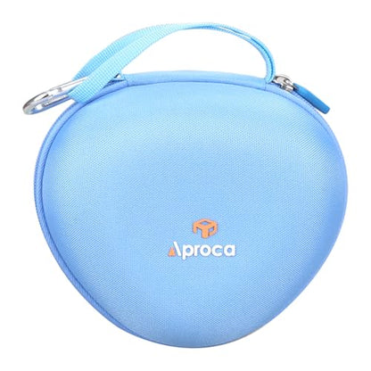 Aproca Kids Headphones Case Compatible with iClever BTH12 / HS19 / BTH26 Kids Bluetooth Headphones, Storage Hard Bag -Sky Blue (Case Only) - color: Sky Blue