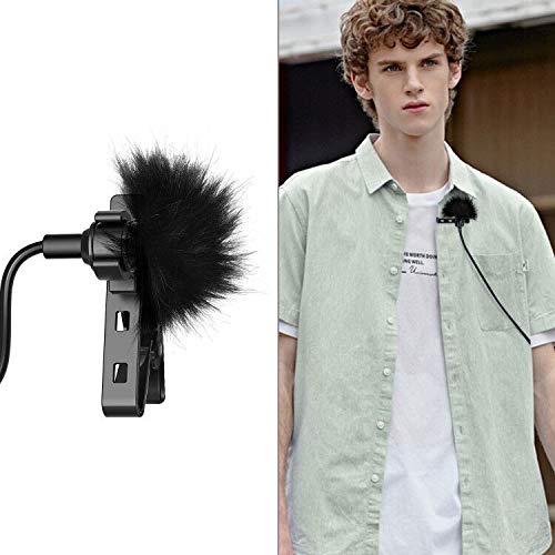 ChromLives Microphone Lapel Dead Cat Windscreen, Lapel Mic Windscreen Muff, Furry Windscreen Dead Cat Outdoor Comaptible with Lavalier Microphones 5Pack - color: Lapel Mic Cover