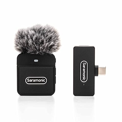 Saramonic Blink 100 B5 Ultra-Portable Clip-On Wireless Mic System w/USB-C Receiver for iPhone 15, Android, Newer iPads & Computers - size: 1-Person Clip-On B5