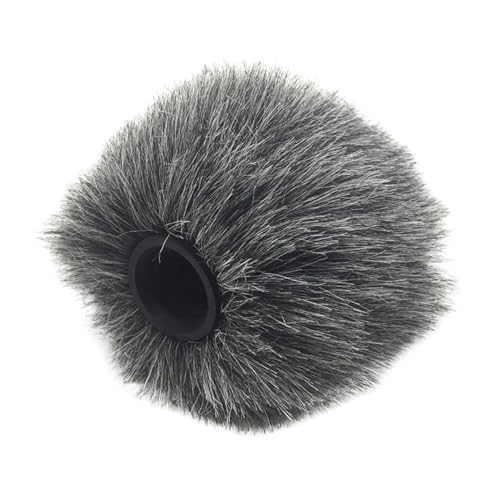 Yardwe Microphone Windscreen Muff Dense Plush Furry Cover for Camera Easy to Use Practical Design