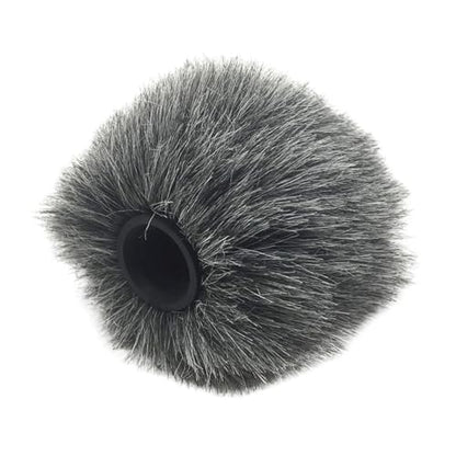 Yardwe Microphone Windscreen Muff Dense Plush Furry Cover for Camera Easy to Use Practical Design