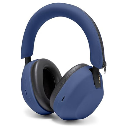 WC ShellZ XM5 - Exterior Shell & Headband Covers for Sony WH1000XM5 | Made by Wicked Cushions | Protective, Made with Premium Silicone | Blue - color: Blue