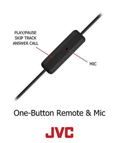 JVC HAEBR80B Sports Clip Headphones (Black) - color: Black