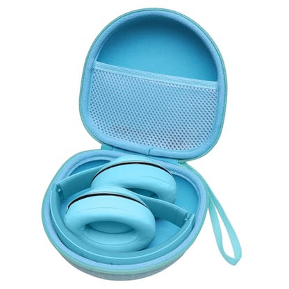 Headphone Case for BERIBES/KVIDIO/Picun/TOZO Etc Headphone,Green | for JLab JBuds Lux ANC/Go Lux ANC, Beats Studio Pro/Solo 4 3,TOZO HT3,JBL Etc Headphones, Hard Shell Case for Travel Home - color: Mint Green