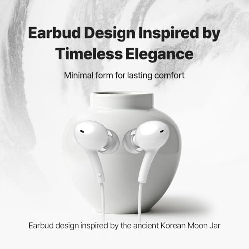 AZLA APL-120C USB-C Wired Earbuds with Mic for Apple iPhone 17/16/15 | Wired Headphones with Mic Compatible with iPhone, Samsung, Android Devices with USB-C Outlets