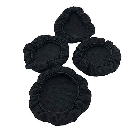 Tvoip 2pairs/4pcs Universal Stretchable Headphone Cover Washable Ear Cup Covers Fabric Headset Ear Pad Cover On-Ear Headphones Earpads (3.54"-4.33"(9-11cm)) - size: 3.54"-4.33"(9-11cm)