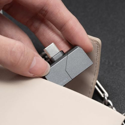 Celest CD-2 Portable IEM DAC, in Ear Monitor Amplifier, USB C to 3.5/4.4mm Output Headphone Amplifier, High Resolution 32bit/384kHz, HiFi Mini Earbuds Amp for Phone/PC (Black)