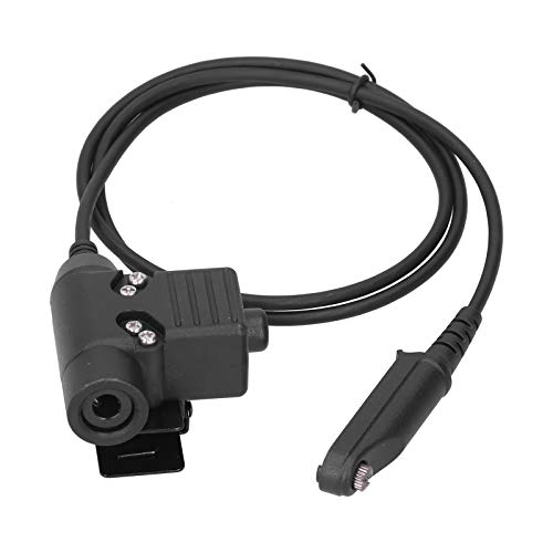 U94 PTT Cable Plug Headset Adapter Compatible for Baofeng UV 9R/UV 9RPLUS/UV XS Walkie Talkie, 3.3ft