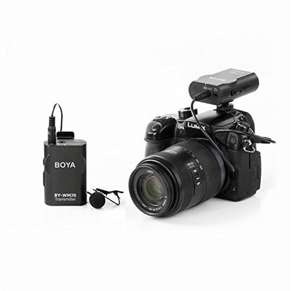 BOYA BY-WM2G Compact Wireless Microphone, 15m Operation Range, Works with GoPro, Smartphone, Tablet, Audio Recorder