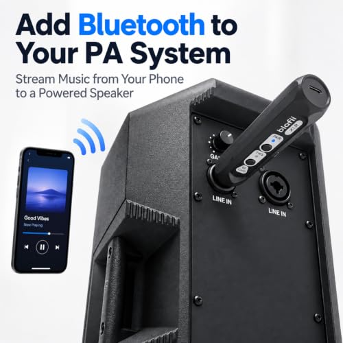 XLR Bluetooth Audio Receiver for Mixers, PA Speakers & DJ Systems
