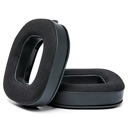 WC Freeze A40 - Hybrid Fabric Cooling Gel Earpads for Astro A40 TR | Made by Wicked Cushions | Improved Durability, Thickness & Sound Isolation | Black - color: Black