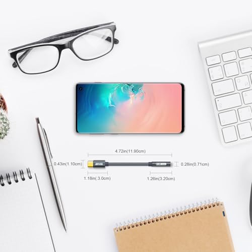 ENVEL USB C to 3.5mm Headphone Jack Adapter, 2 Pack Aux to USB C Adapter | USB C to Aux Audio Dongle Cable Cord Compatible with iPhone 17 16 15 Pro Max Samsung Galaxy S25, iPad Pro M2 M3 M4, Pixel 9
