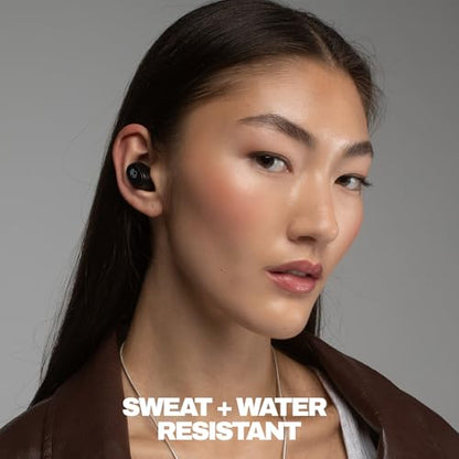 Skullcandy Dime 360 Wireless Earbuds with Clip-Anywhere Case - True Black | In-Ear Fit, Bluetooth, Noise Isolating, 28 Hours Battery, Microphone for iPhone Android, Easy Clip-On Design for Travel - color: True Black