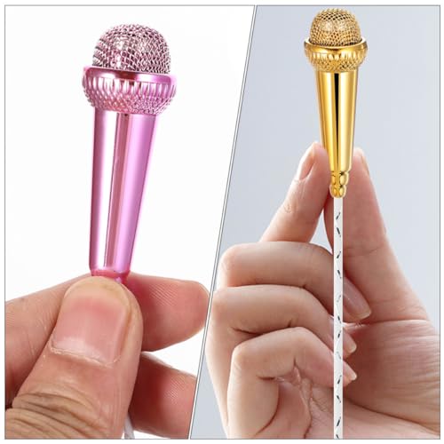 YARNOW 2pcs Portable Tiny Microphone for Phone Video Recording