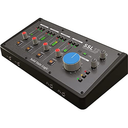 Solid State Logic SSL 12 12-In and 8-Out USB Audio Interface | Studio-Quality Audio for Professional Recording and Mixing