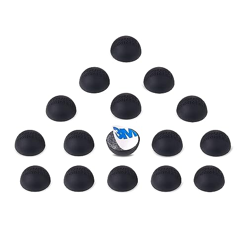 Subble 0.6'' (16 Pack) Silicone | Rubber Feet Isolators for Small and Medium-Sized Electronics, Non-Skid Hemisphere with Adhesive (Sustain up to 12lb) | Subble - size: 0.6'' - 16Pack for Small Electronics