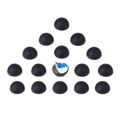 Subble 0.6'' (16 Pack) Silicone | Rubber Feet Isolators for Small and Medium-Sized Electronics, Non-Skid Hemisphere with Adhesive (Sustain up to 12lb) | Subble - size: 0.6'' - 16Pack for Small Electronics