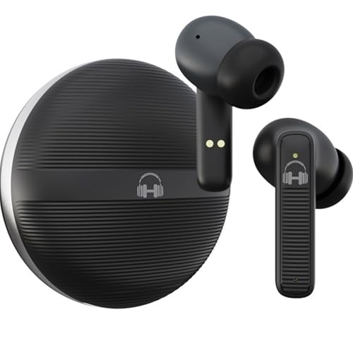 HARMONY TWENTY-TWO HTT-17, Wireless Earbuds, ENC 4 Mic Call Noise Cancelling, 13mm Deep Bass in Ear Buds with Voice Assistant, 5.4 Bluetooth Earphones, Fast Charging 10 min=100 min, 6H+35H Case, Ipx5