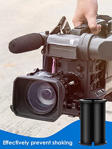 6 Pcs Microphone Shock Mount Rubber Spacer Tube Microphone Sleeve Washer Compatible with Sony Camcorder Rode NTG, Sennheiser MKH Shotgun Mic FX3,FS7,FX6,FX8,FX9,NX80,FS5