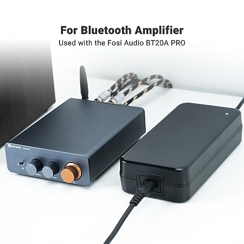Fosi Audio 48V 5A Power Adapter Supply for Home Audio Bluetooth Stereo Receiver Amplifier Mini Hi-Fi Class D Integrated Amp