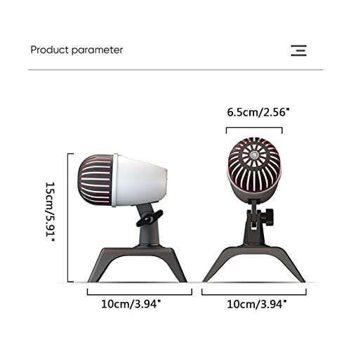 Microphone Headphone USB Plug Wired Streaming Mic Game Vocal Record Apply