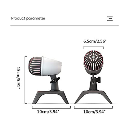 Microphone Headphone USB Plug Wired Streaming Mic Game Vocal Record Apply