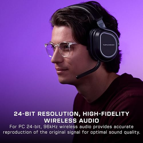 Turtle Beach Stealth 700 Wireless Multiplatform Gaming Headset for PC & PS5 | PlayStation, PS4, Mobile, Bluetooth, 24-Bit Audio, 60mm Dual Drivers, 80-Hr Battery, Noise-Cancelling Flip-to-Mute Mic, Black