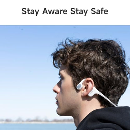 DREAME Aqua Plus Bone Conduction Headphones, Open-Ear Headphones, IP68 Waterproof Swimming Earbuds, Bluetooth 5.2 & MP3 Dual Mode, 32GB Storage, Secure Fit for Swimming, Gym and Running, Gray - color: Gray