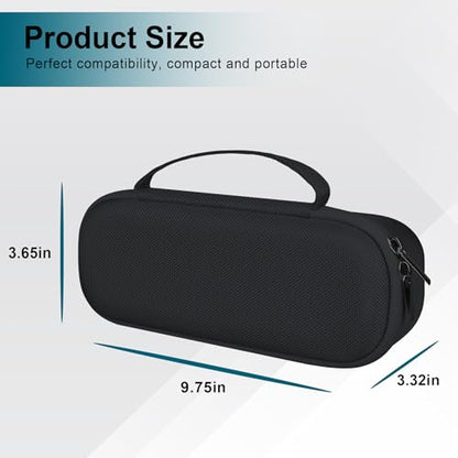 Canboc Carrying Case for Beats Pill Portable Bluetooth Speaker, Matte Black
