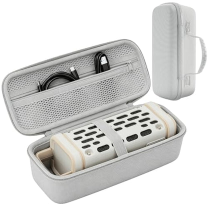 Hard Travel Case Compatible with Turtlebox Ranger Outdoor Portable Bluetooth 5.4 Speaker(Only Case) - color: silver
