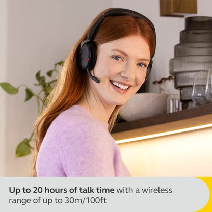 Jabra Evolve2 65 Flex Stereo Headset with Bluetooth, Wireless Charging Pad - Noise-Cancelling ClearVoice Technology & Hybrid Active Noise Cancellation - Certified for Microsoft Teams - Black - color: Teams Certified, size: USB-A & Wireless Charging Pad