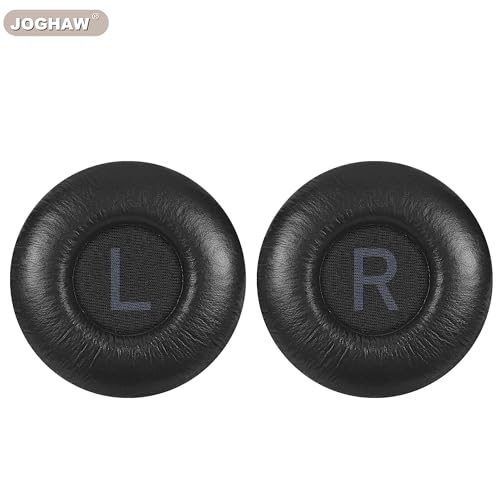 Replacement Ear Pads for JBL Tune 600BTNC/660NC/T600BT/670NC - Protein Leather (Textured PU Leather) with Memory Foam - Black - color: Black