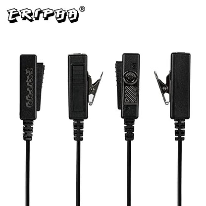 Acoustic Tube PTT Surveillance Earpiece for Motorola 2-Pin Radios | Compatible with CP200D/CP200/CP100D/R2, CLS1110/1410, BPR40/50DX & RMU2040 Walkie Talkie, 1-Pack - style: Acoustic Tube