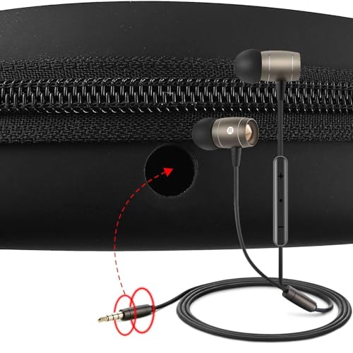 Portable CD Player Case Compatible with Deluxe/for ARAFUNA/for GPX/for Soulcke/for MONODEAL Personal Disc Player, Travel Carrying Stoarge Holder for Earphone & Cable (Box Only)