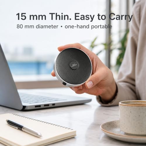 Conference USB Microphone No Speaker,Desktop Computer Mic, Noise-Canceling Technology, Plug & Play, Compatible with Windows & MacOS - style: retro